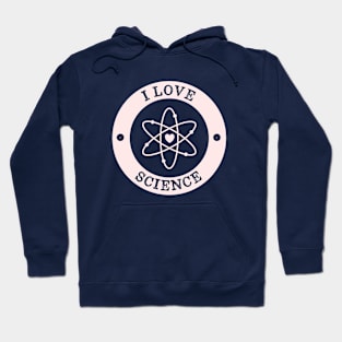 I Love Science Retro Vintage Hoodie